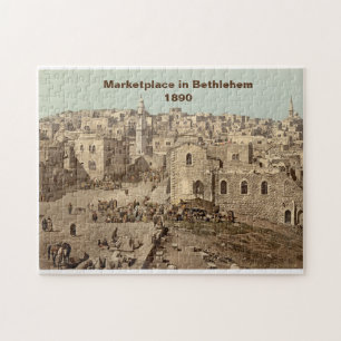 Puzzle: Bethlehem in de Heilige Land, 1890 Legpuzzel