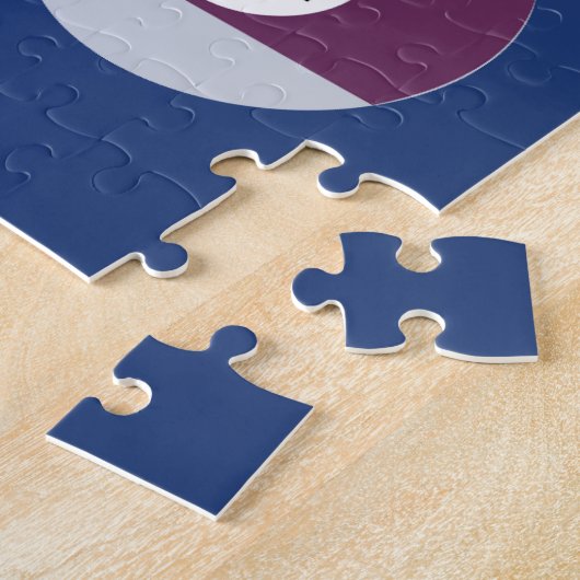 Puzzle Billiards Balls gekraakt Legpuzzel (Zijkant)