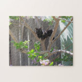 Puzzle - Black Cat in Tree Legpuzzel (Horizontaal)