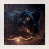 Puzzle Black Cat Legpuzzel (Horizontaal)