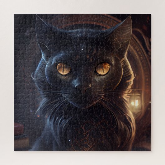 Puzzle Black Cat Legpuzzel (Verticaal)