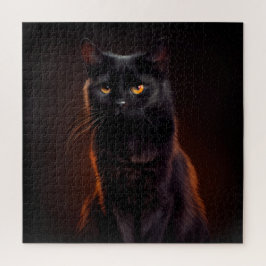 Puzzle Black Cat Legpuzzel