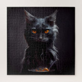 Puzzle Black Cat Legpuzzel (Verticaal)