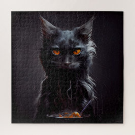 Puzzle Black Cat Legpuzzel