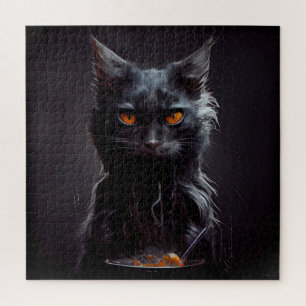 Puzzle Black Cat Legpuzzel