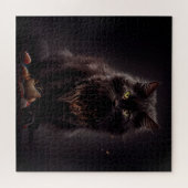 Puzzle Black Cat Legpuzzel (Horizontaal)