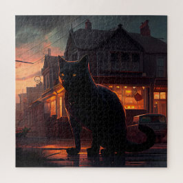 Puzzle Black Cat Legpuzzel
