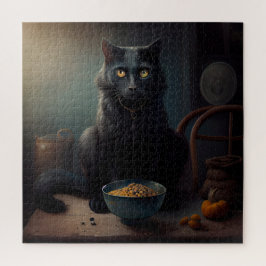 Puzzle Black Cat Legpuzzel