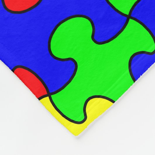 Puzzle Blanket Fleece Deken (Hoek)