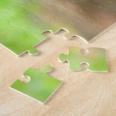 Puzzle - Blue Peacock Head Legpuzzel (Zijkant)