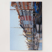 Puzzle - Boats on Canal Kopenhagen Denmark Legpuzzel (Verticaal)