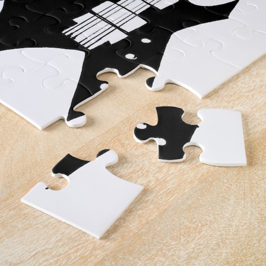 Puzzle "Born to Rock" Legpuzzel (Zijkant)