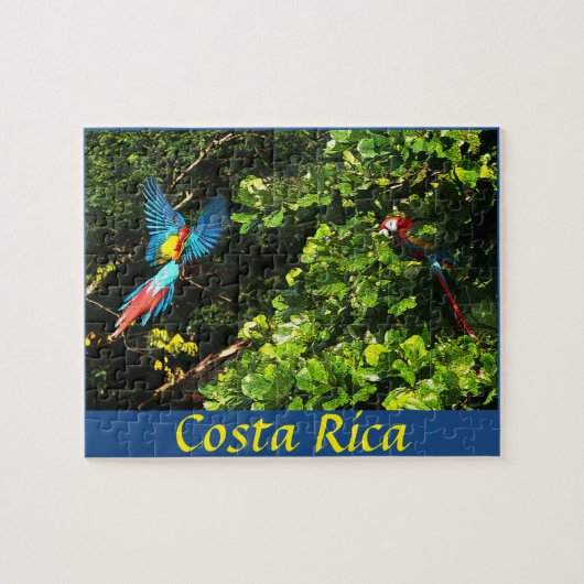 Puzzle Box Scarlet Macaws Legpuzzel (Horizontaal)