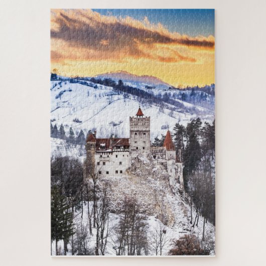 Puzzle, Bran Castle het huis van Dracula Legpuzzel (Verticaal)