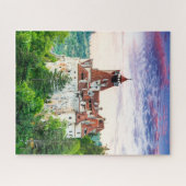 Puzzle, Bran Castle Roemenië Legpuzzel (Horizontaal)