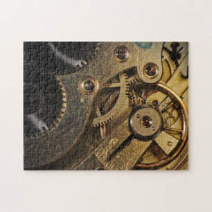 Puzzle: Brass Hearted. Horloge Legpuzzel