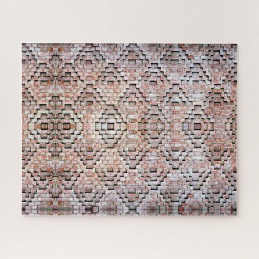 Puzzle - Brick Kaleidoscope Patroon Legpuzzel (Horizontaal)