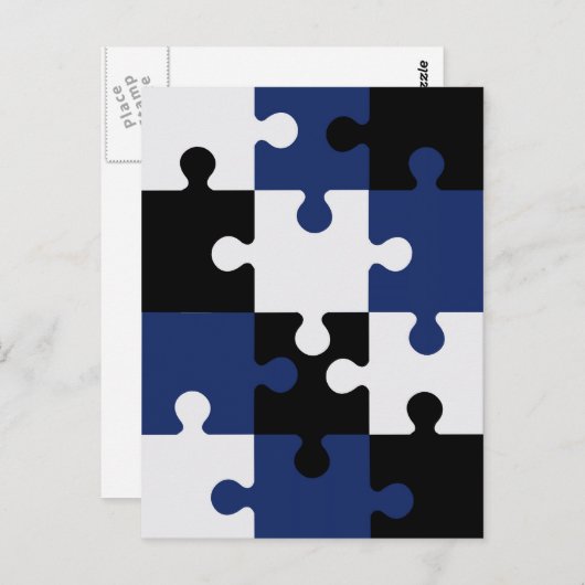 Puzzle Briefkaart (Voorkant / Achterkant)