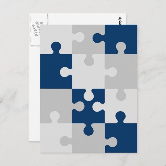 Puzzle Briefkaart (Voorkant / Achterkant)