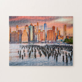 Puzzle Brooklyn bridge in New York Legpuzzel