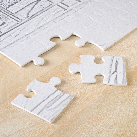 Puzzle - Building to Color Legpuzzel (Zijkant)