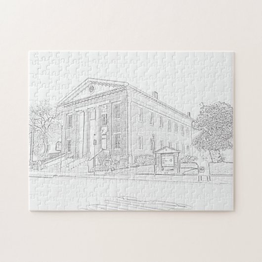 Puzzle - Building to Color Legpuzzel (Horizontaal)