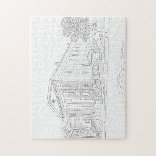 Puzzle - Building to Color Legpuzzel (Verticaal)