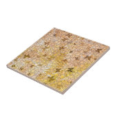 Puzzle Butterflies en Daisies-Browns van STaylor Tegeltje (Zijkant)