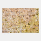 Puzzle Butterflies en Daisies-Browns van STaylor Theedoek (Horizontaal)