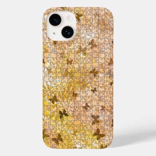 Puzzle Butterflies en Daisies van Shirley Taylor Case-Mate iPhone Case (Achterkant)