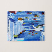 Puzzle “Calles Azules de Chefchaouen” – Marruecos Legpuzzel (Horizontaal)