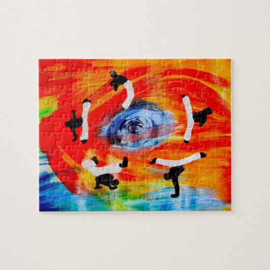 puzzle capoeira mma martiel arts brazilië ax ginga legpuzzel (Horizontaal)