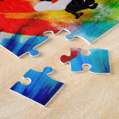 puzzle capoeira mma martiel arts brazilië ax ginga legpuzzel (Zijkant)