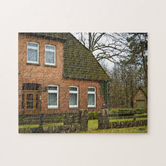 Puzzle “Casa de ladrillos en Bispingen” Legpuzzel