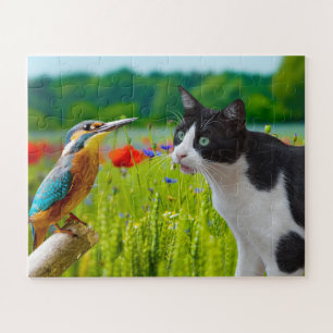 Puzzle Cat & Bird Legpuzzel