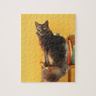 Puzzle - Cat en Yarn Legpuzzel
