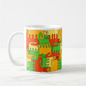 Puzzle Cats "Autumn Leaves" Koffiemok (Links)