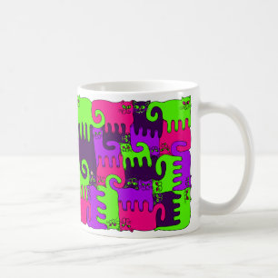 Puzzle Cats "Forest Berry 1" (NIEUW) Koffiemok