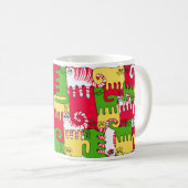 Puzzle Cats "Winter Daze" Koffiemok (Voorkant rechts)