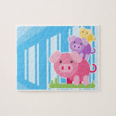 puzzle cerdos niños legpuzzel (Horizontaal)