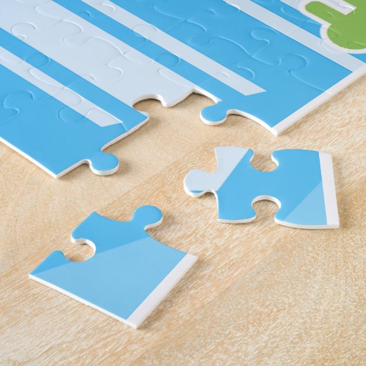 puzzle cerdos niños legpuzzel (Zijkant)