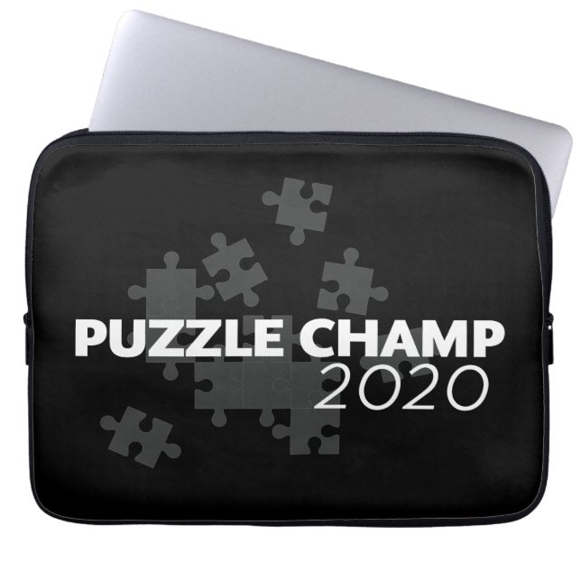 Puzzle Champ 2020 Laptop Sleeve (Voorkant)