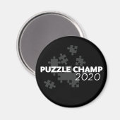 Puzzle Champ 2020 Magneet (Voorkant / Achterkant)
