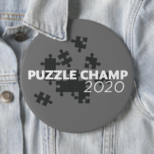 Puzzle Champ 2020 Ronde Button 6,0 Cm