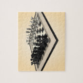 Puzzle: Chessboard and Chess Pieces Legpuzzel (Verticaal)