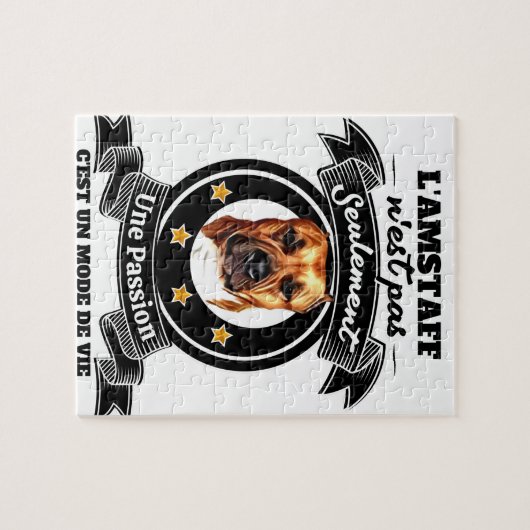 PUZZLE CHIEN AMSTAFF LEGPUZZEL (Horizontaal)