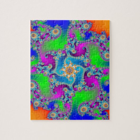 Puzzle: Complex fractaal ontwerp Legpuzzel (Verticaal)