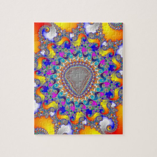 Puzzle: Complex fractaal ontwerp Legpuzzel (Verticaal)