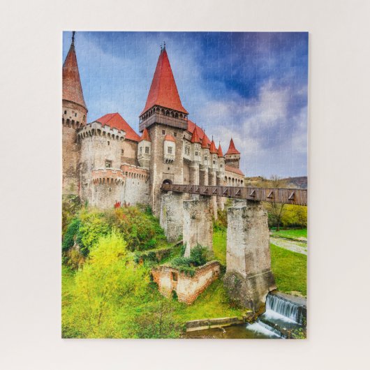 Puzzle Corvin castle Roemenië Legpuzzel (Verticaal)