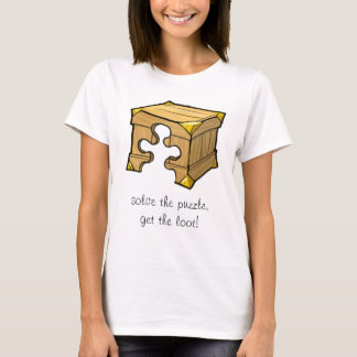 Puzzle Crate met tekst T-shirt
